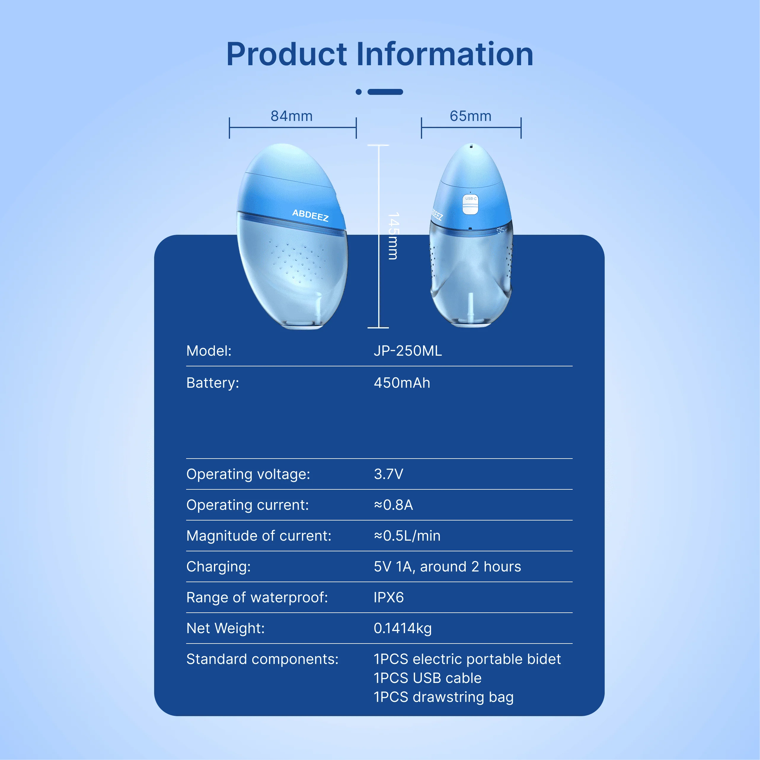 ABDEEZ Bidet Pro Powerful Pocket-Sized Bidet - Image 10