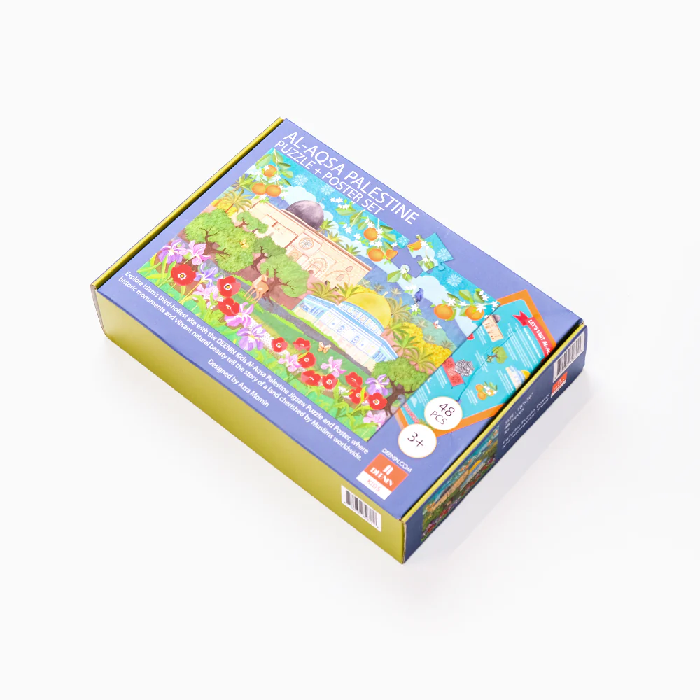 DEENIN Kids' Al-Aqsa Palestine Puzzle + Poster Set - Image 8